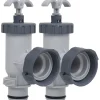 VIDAXL - Vannes à piston de piscine 2 pcs