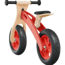 VIDAXL - Vélo d'équilibre pour enfants avec pneus pneumatiques rouge