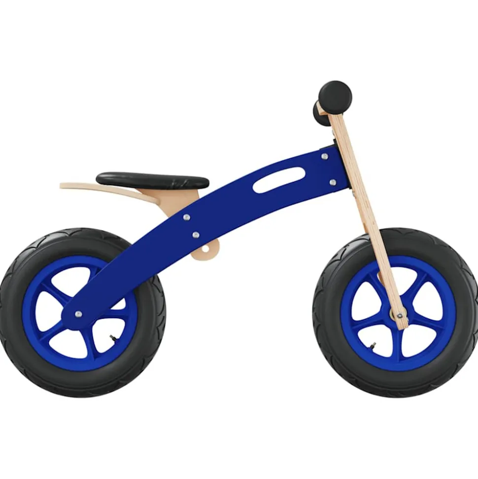 VIDAXL - Vélo d'équilibre pour enfants avec pneus pneumatiques bleu