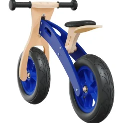 VIDAXL - Vélo d'équilibre pour enfants avec pneus pneumatiques bleu