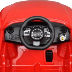 VIDAXL - Voiture avec télécommande pour enfants audi tt rs rouge
