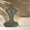 WANDA COLLECTION - Sculpture zen en pierre femme position yoga 100 cm