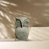 WANDA COLLECTION - Statue hibou en pierre naturelle 30 cm