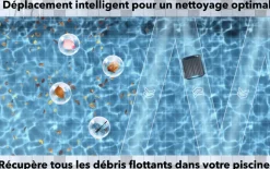 WYBOT - Skimmer flottant solaire wybot f1 聳 robot nettoyeur de surface piscine autonome et connecté